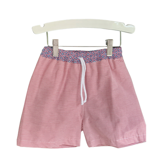 Swim Trunk - Red Stripe