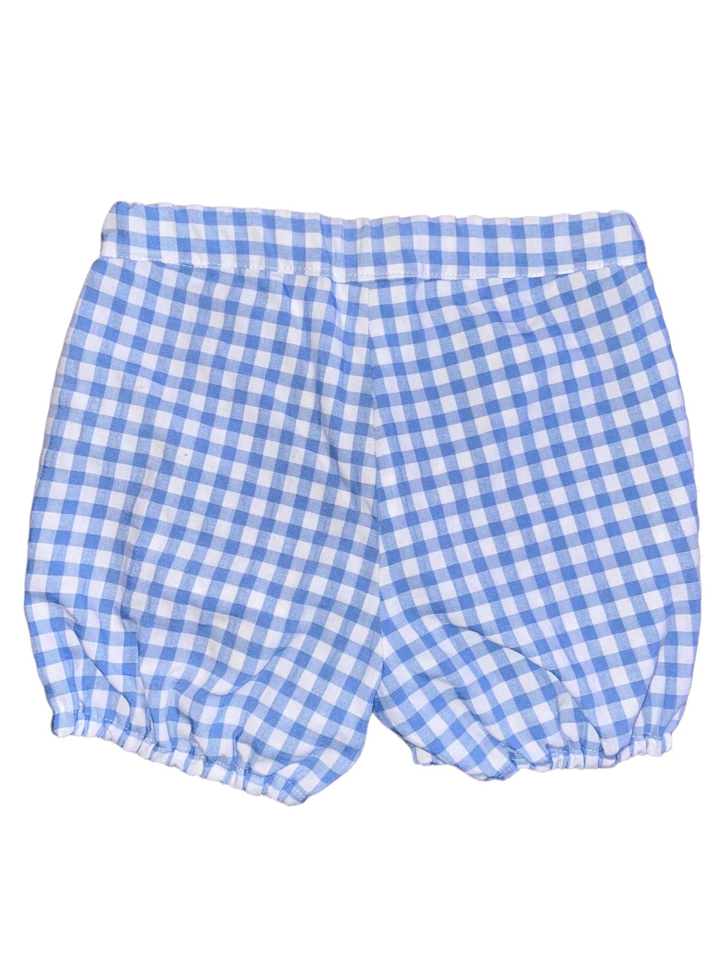 Bloomers w/ Button - Blue Gingham