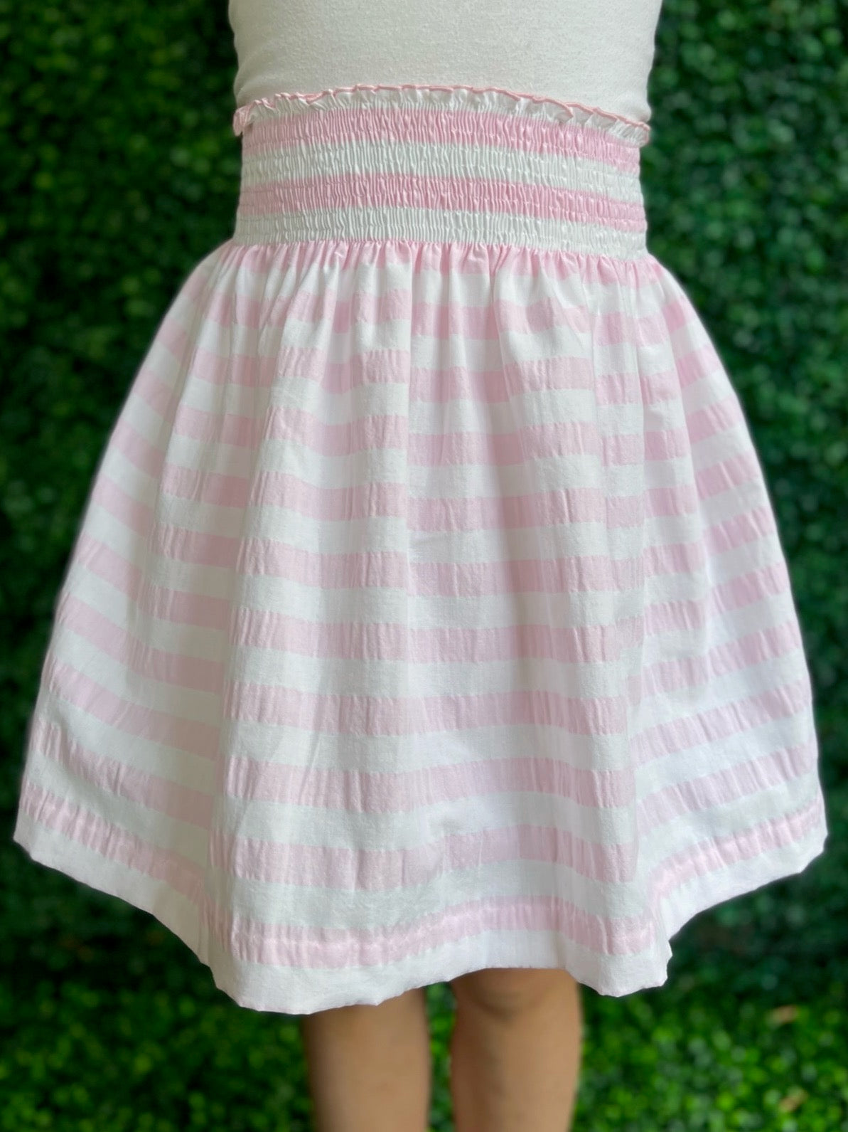 Marilia Skirt - Pink Stripe
