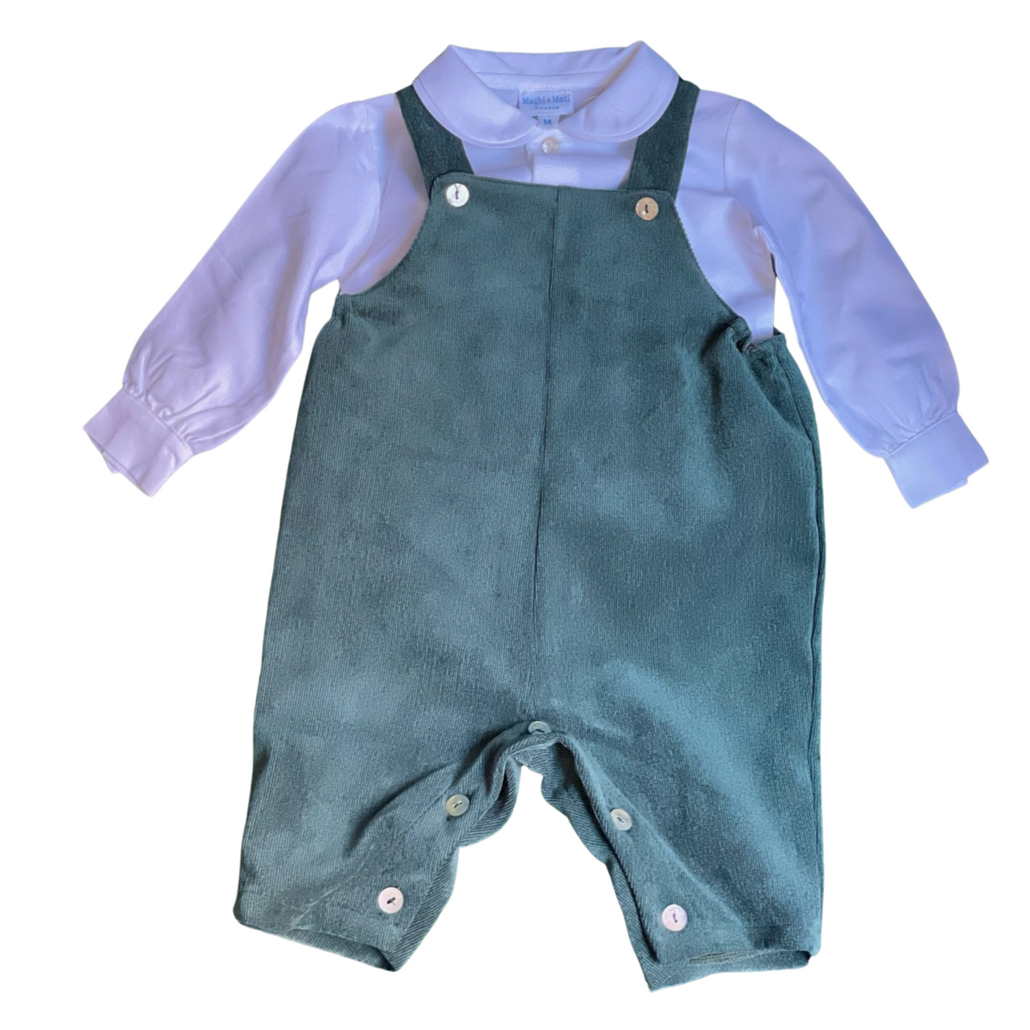 Corduroy Tomaso Overalls - Forest