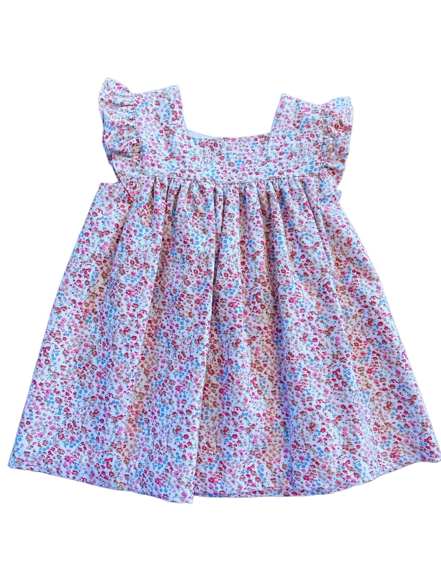 Alessia Baby Dress - Red Floral