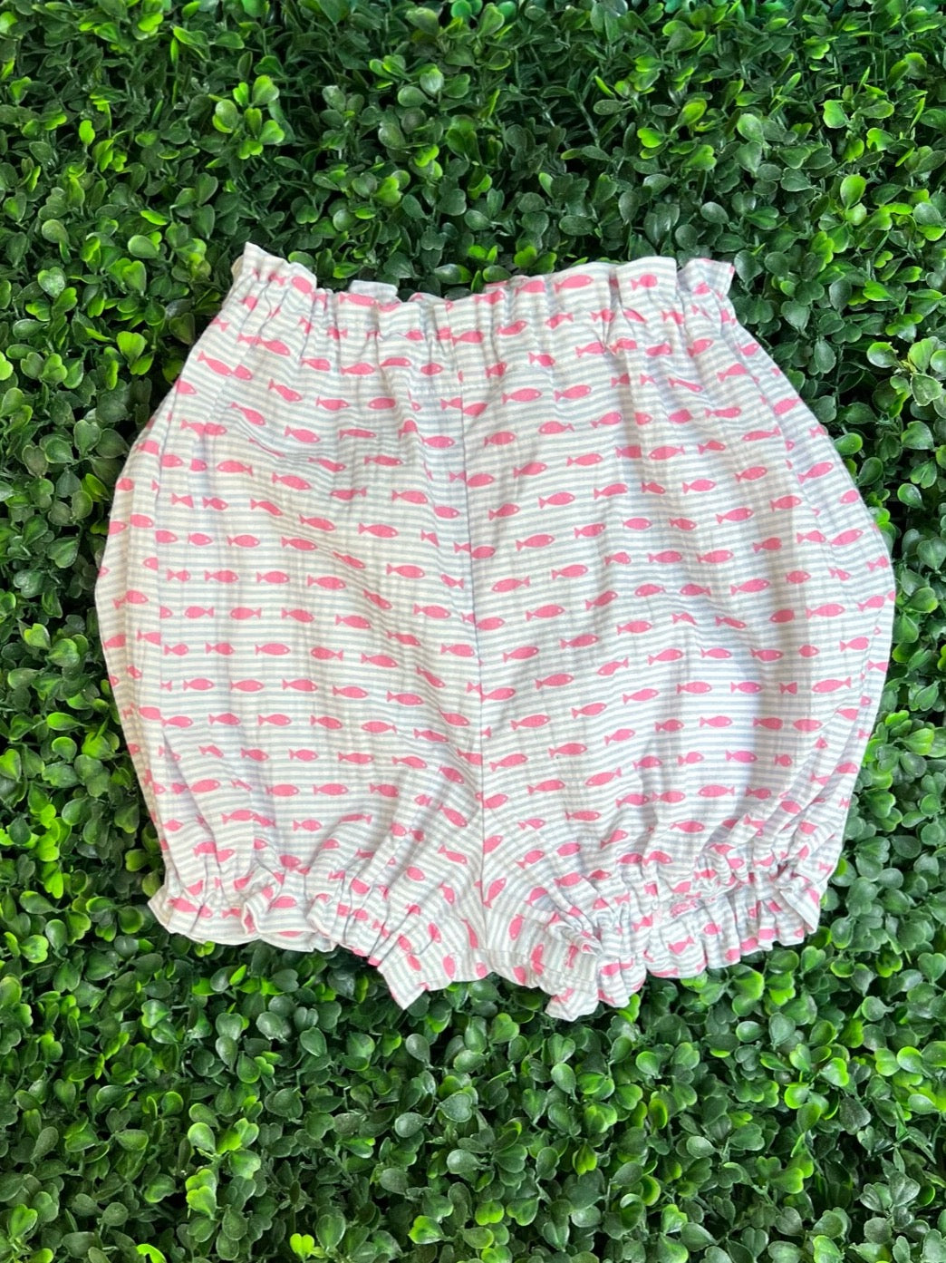 Girl Bloomer Shorts - Pink Fish