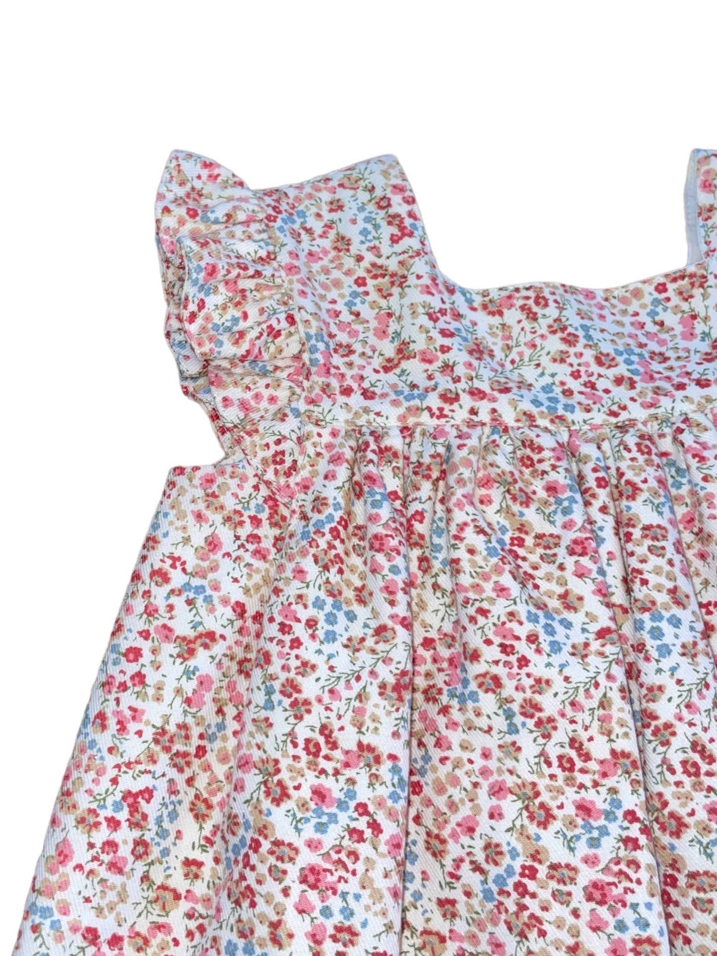 Alessia Baby Dress - Red Floral