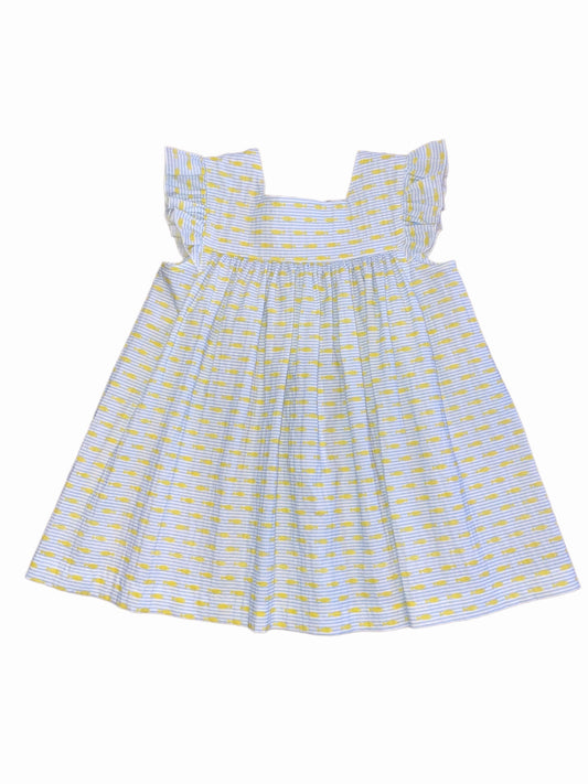 Alessia Dress - Yellow FIsh