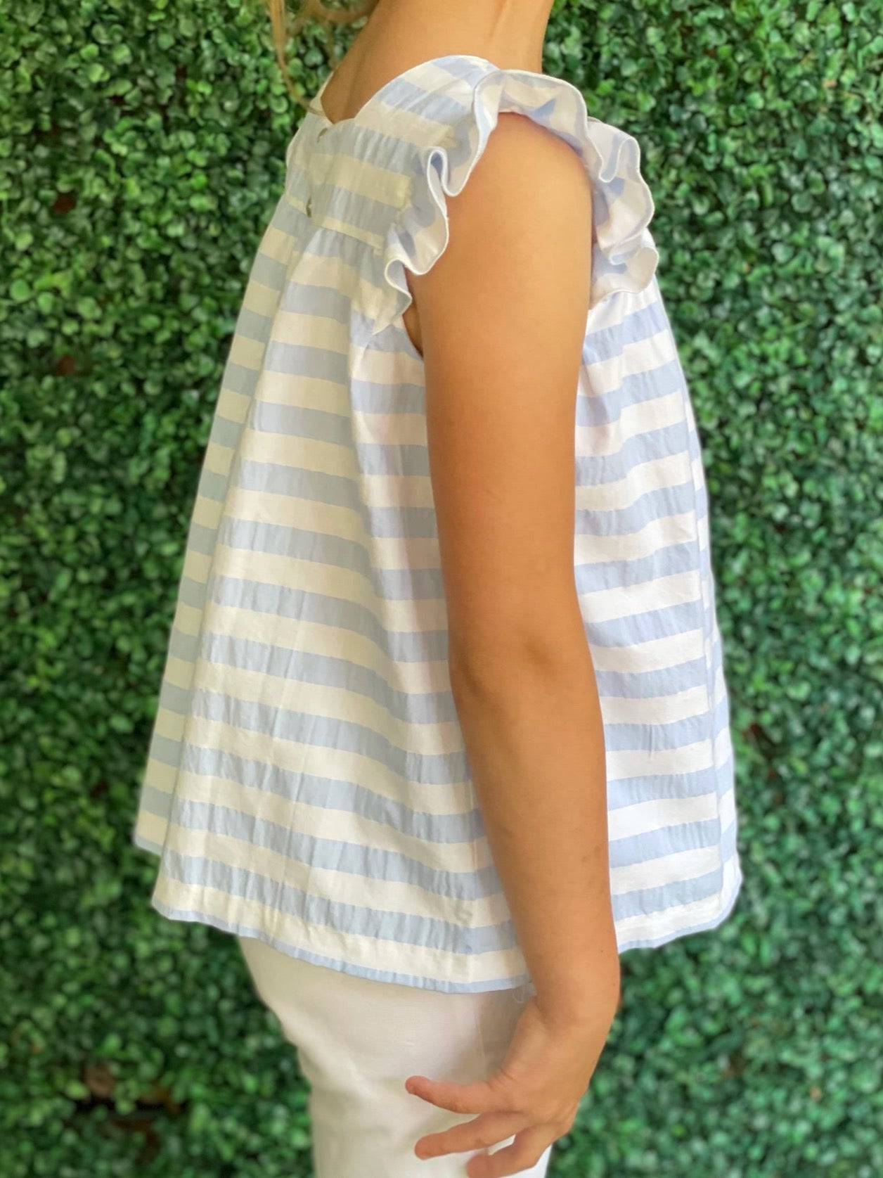 Alessandra Top - Blue Stripe