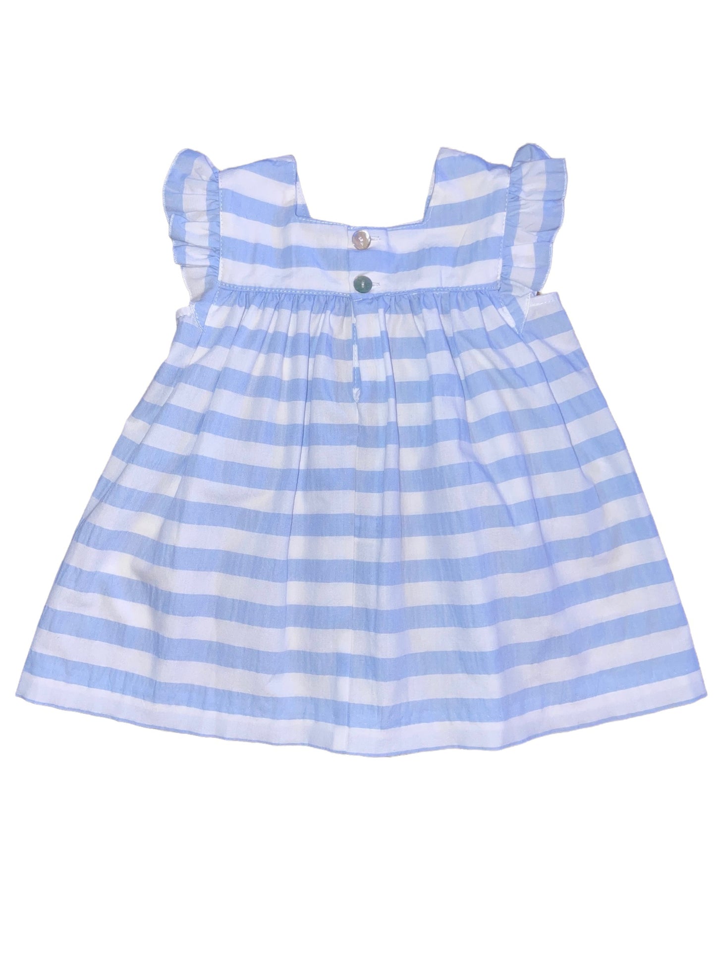 Alessia Dress - Blue Stripe