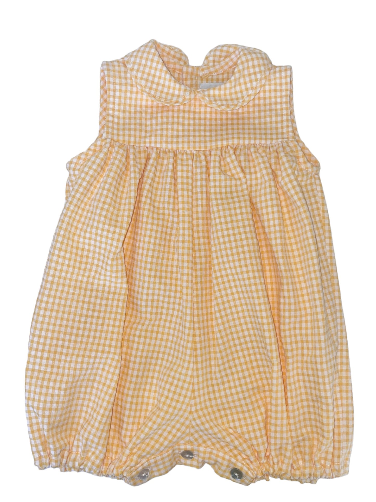 Dulce Romper - Yellow Gingham