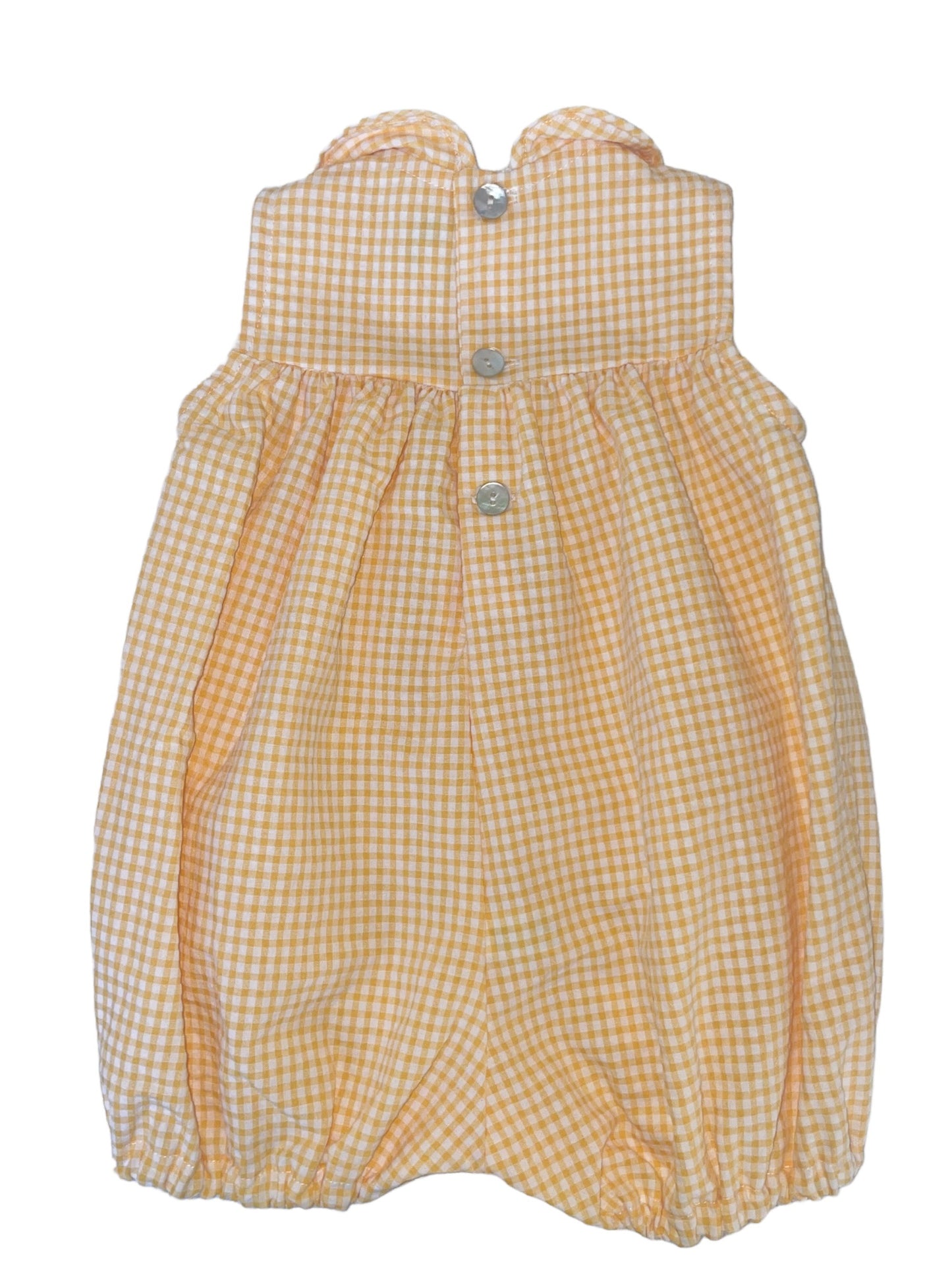 Dulce Romper - Yellow Gingham